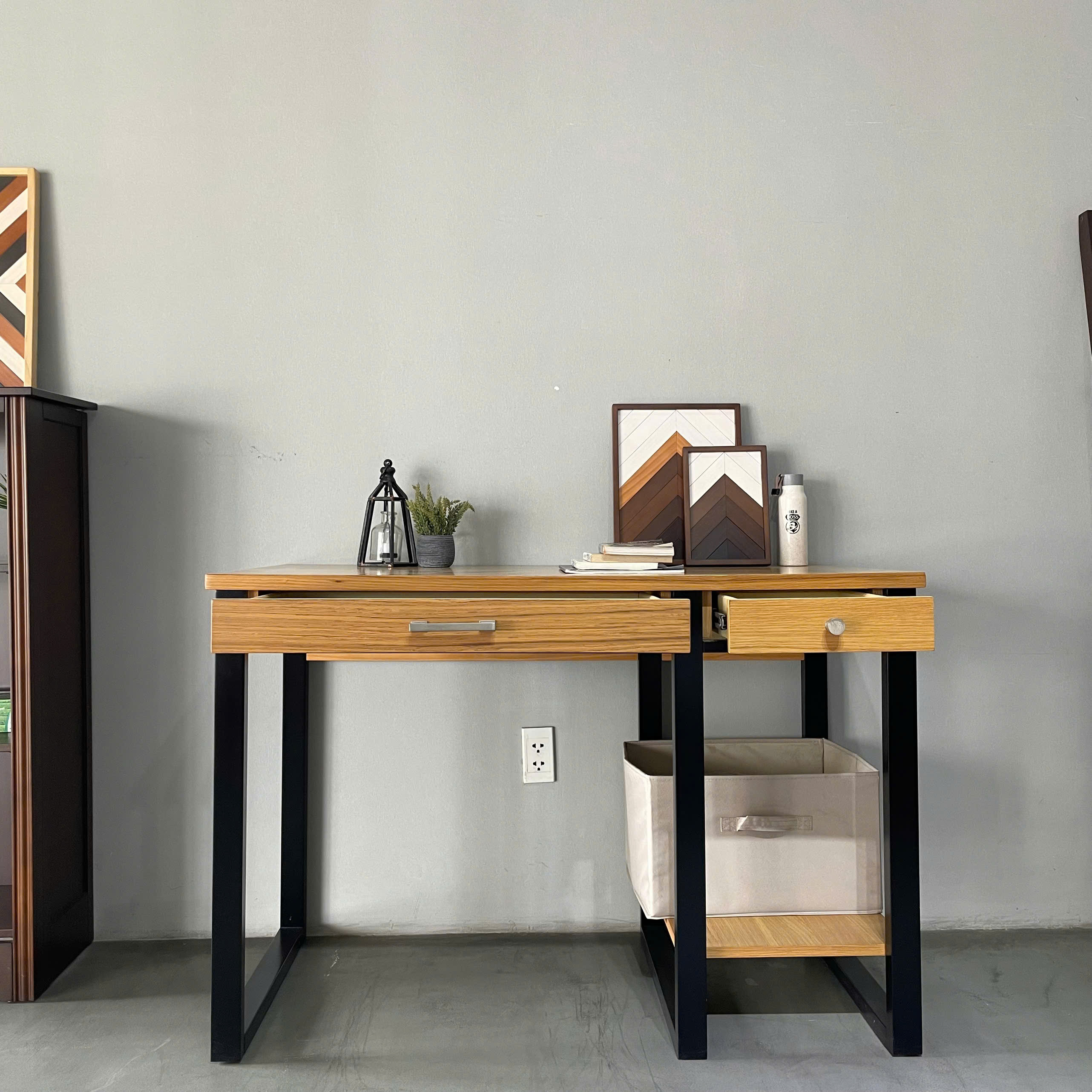 Mesa de computador de madeira  - Home Office With Two Desks avaliação e preço