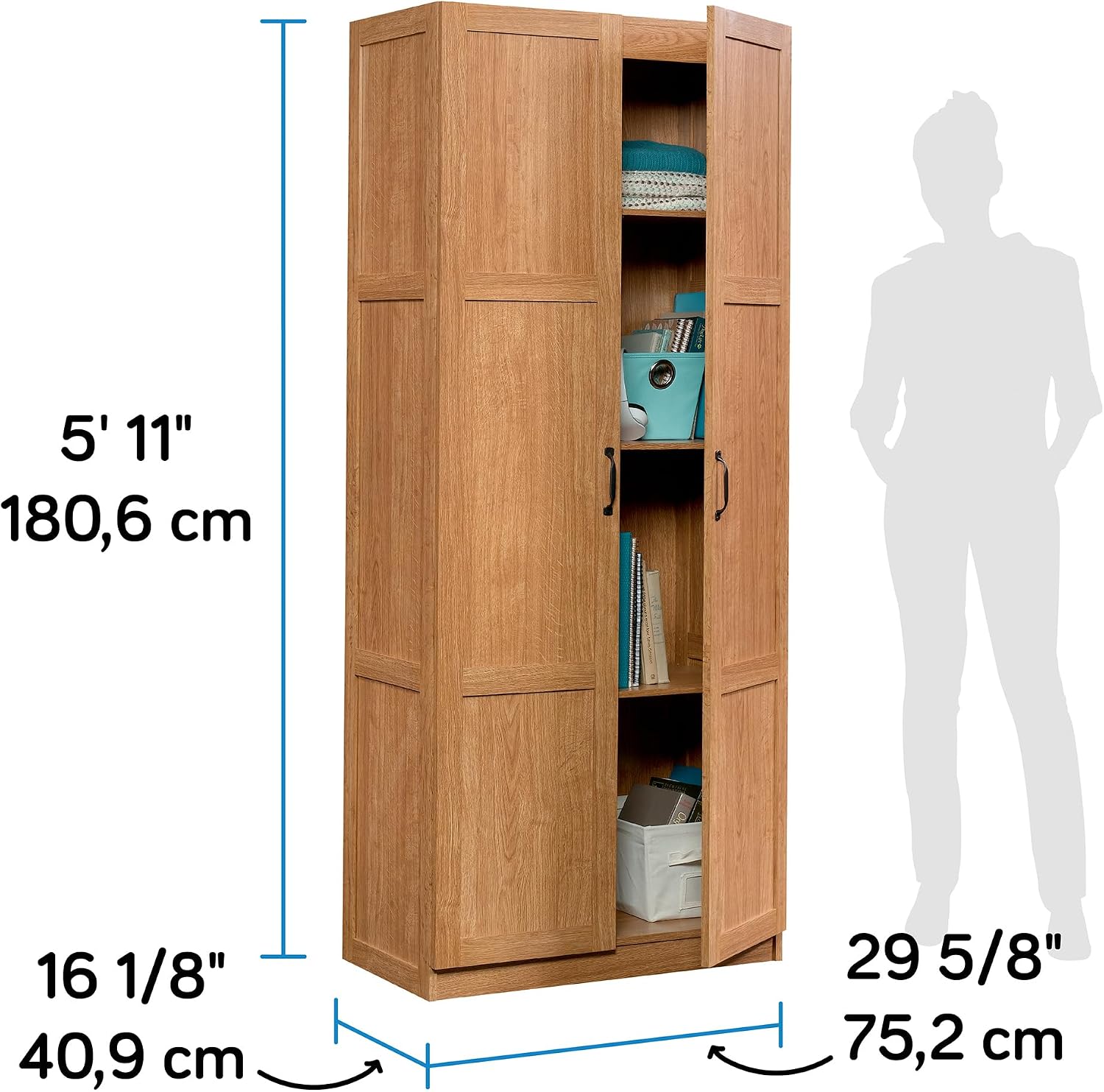 Armário de Armazenamento Alto, - Home Office Kitchen avaliação e preço