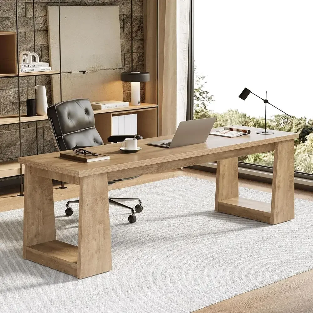 Mesa de escritório rústica mar - Home Office With Two Desks avaliação e preço