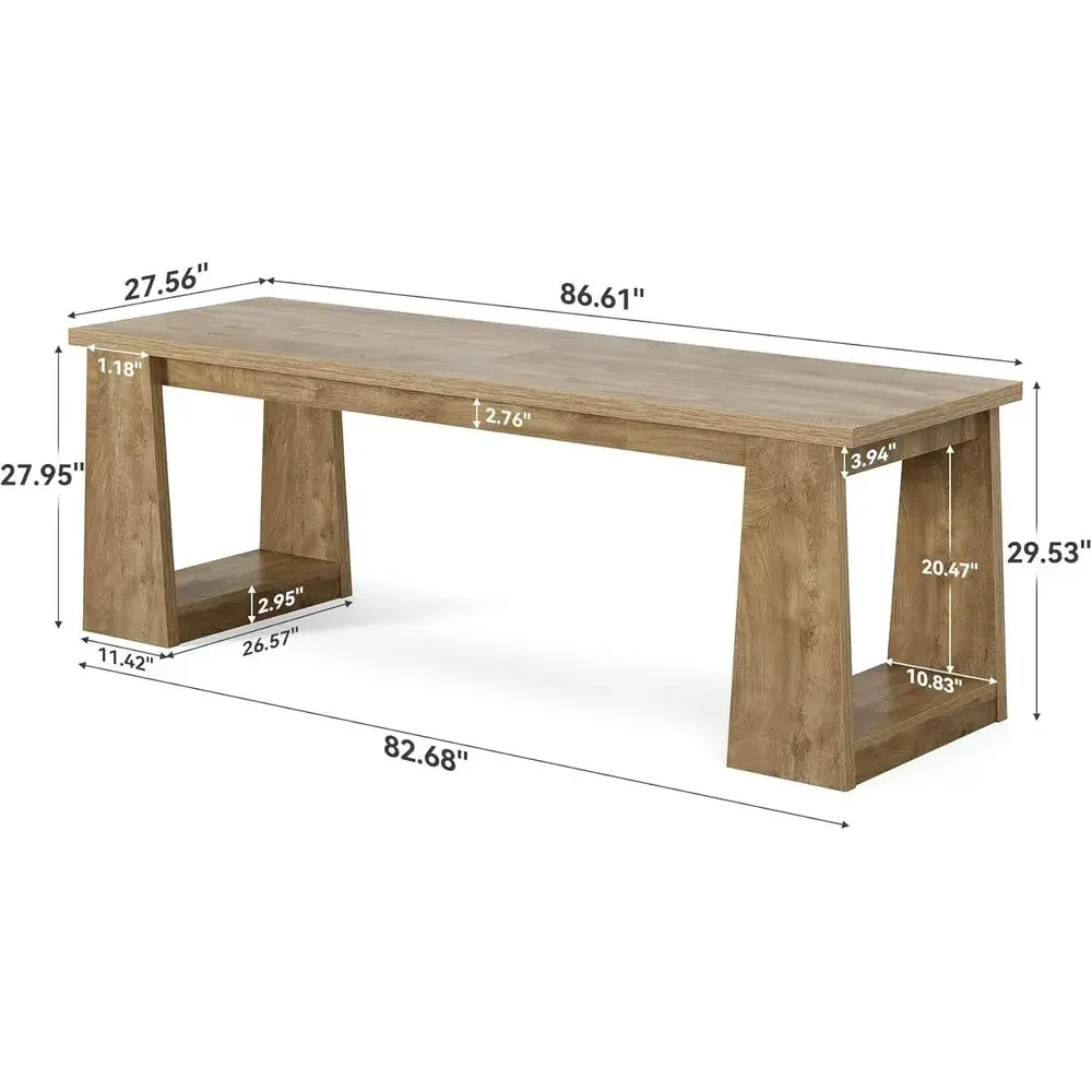 Mesa de escritório rústica mar - Home Office With Two Desks avaliação e preço