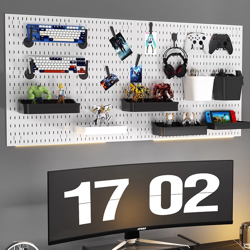 Peg board escritório pegboard  - Home Office Organization avaliação e preço