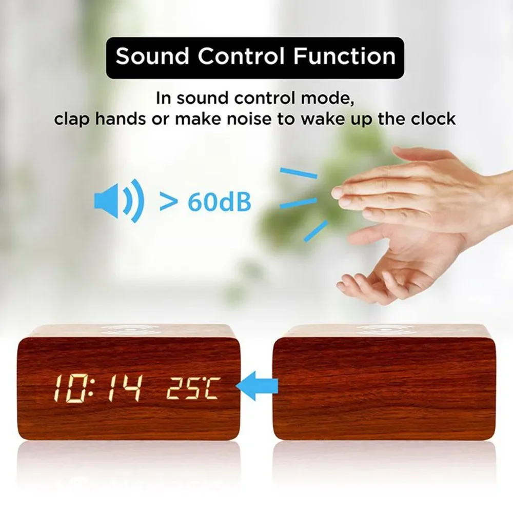 Despertador led digital de mad - Led Desk Clock avaliação e preço
