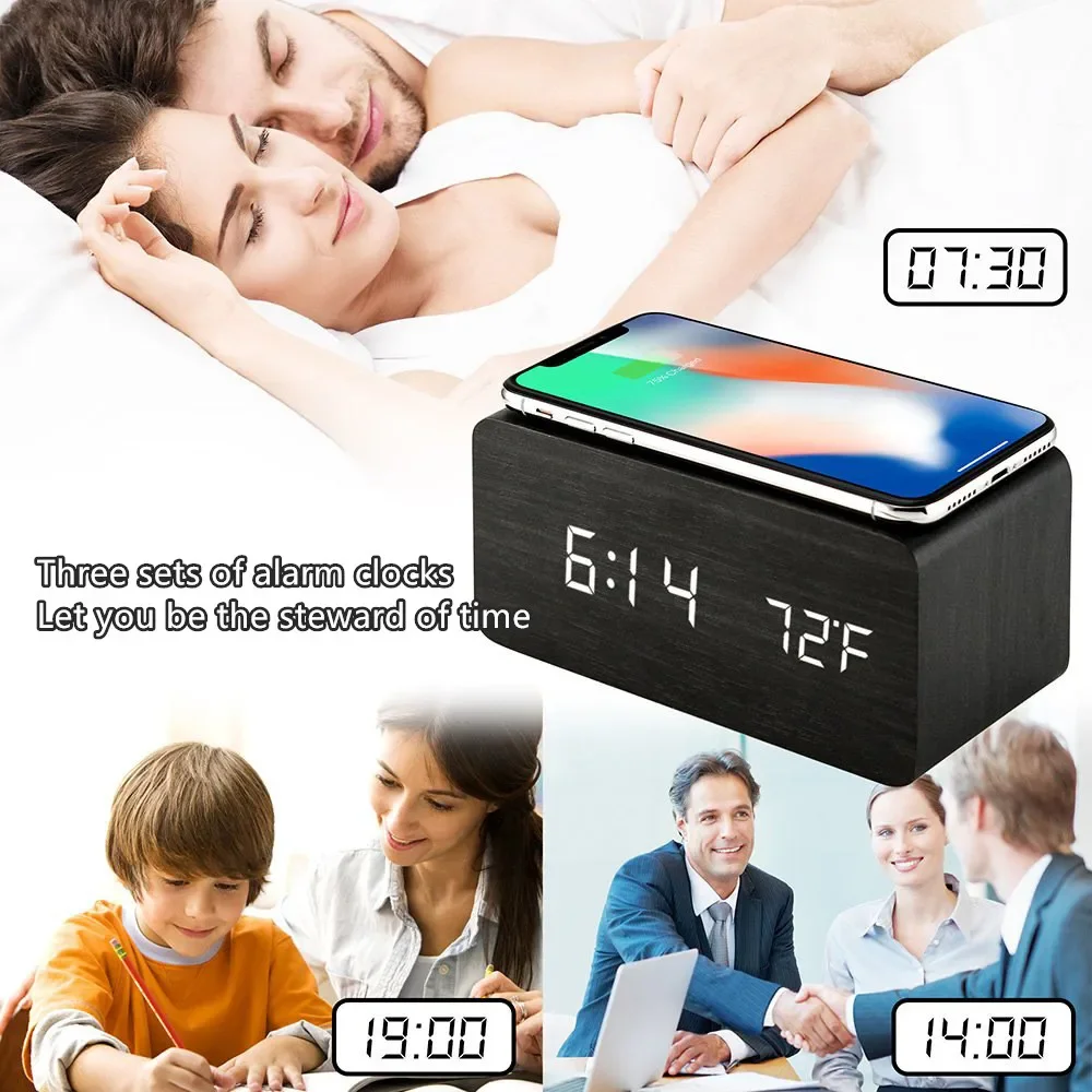 Despertador led digital de mad - Led Desk Clock avaliação e preço