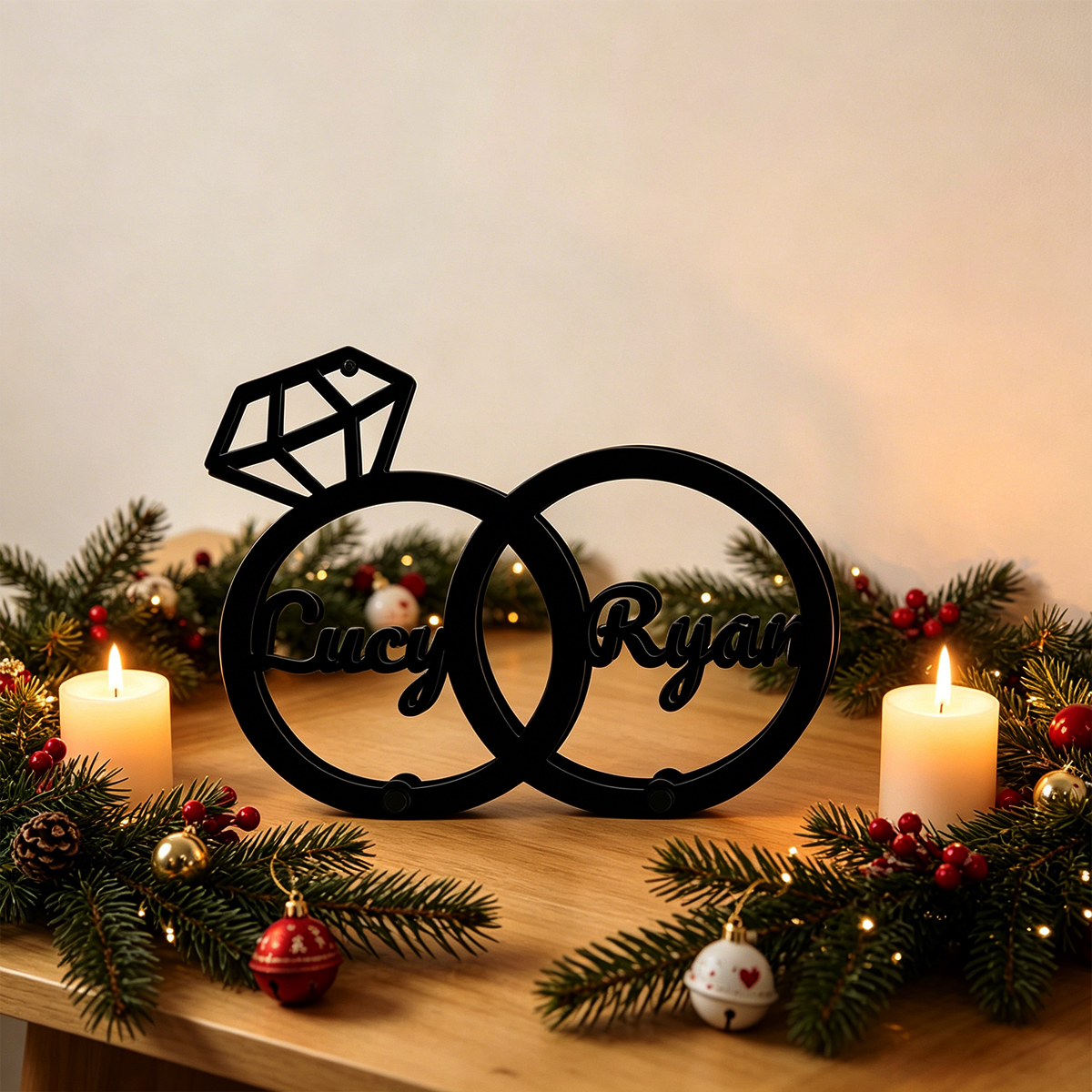 1 Peça de Ornamento de Metal 3 - Office Table Home avaliação e preço
