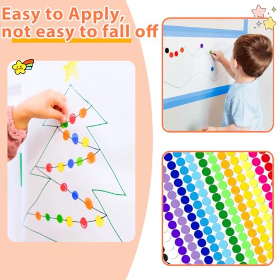 4500 Adesivos Pequenos Colorid - Home Office Organization avaliação e preço
