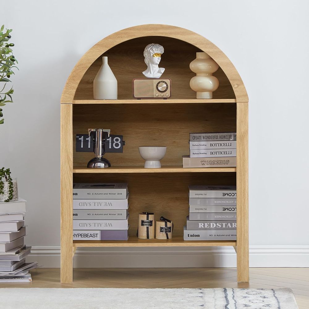 Estante de Livros Arqueada de  - Home Office Free avaliação e preço