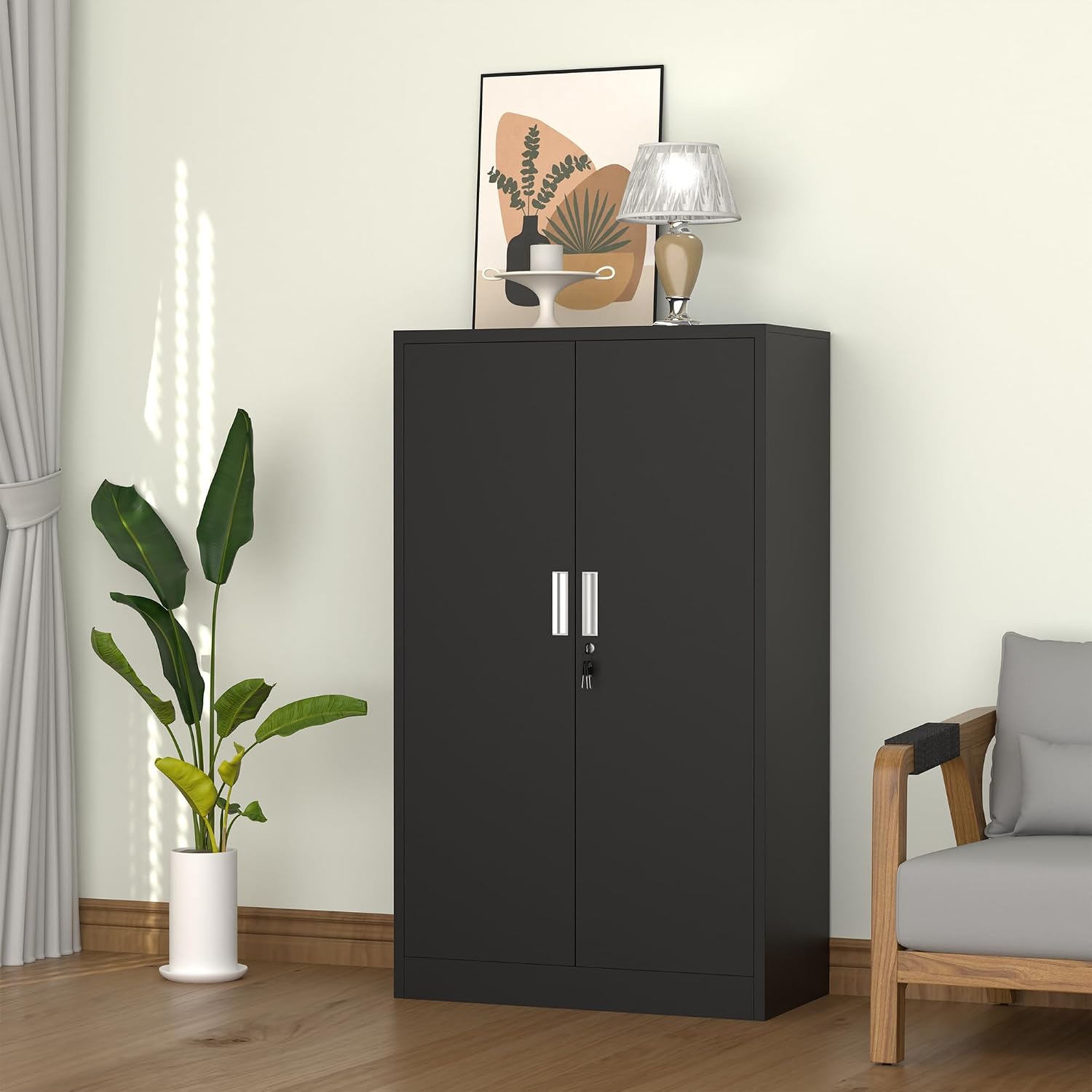 Armário de Armazenamento Metál - Home Office Kitchen avaliação e preço