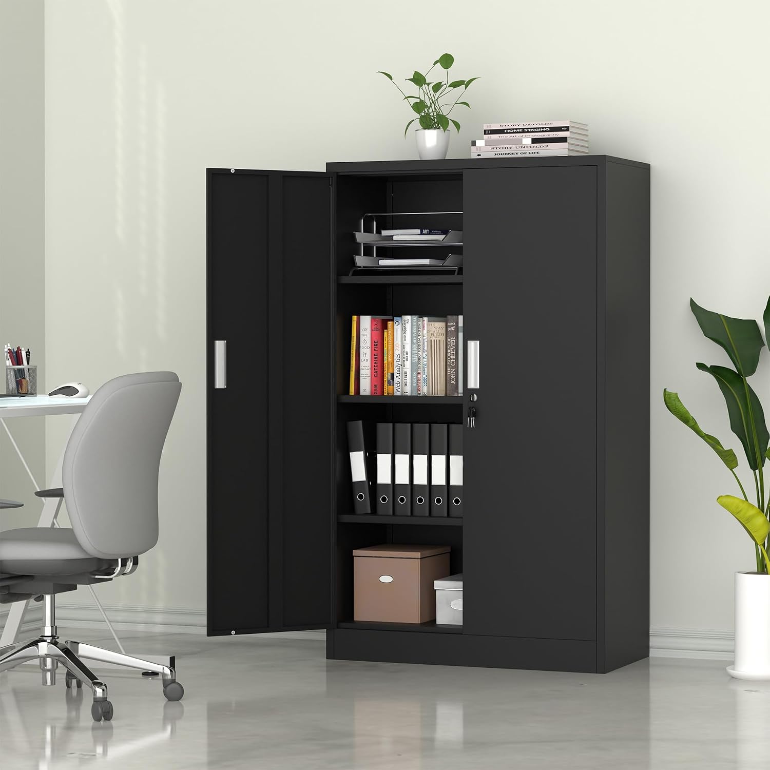 Armário de Armazenamento Metál - Home Office Kitchen avaliação e preço