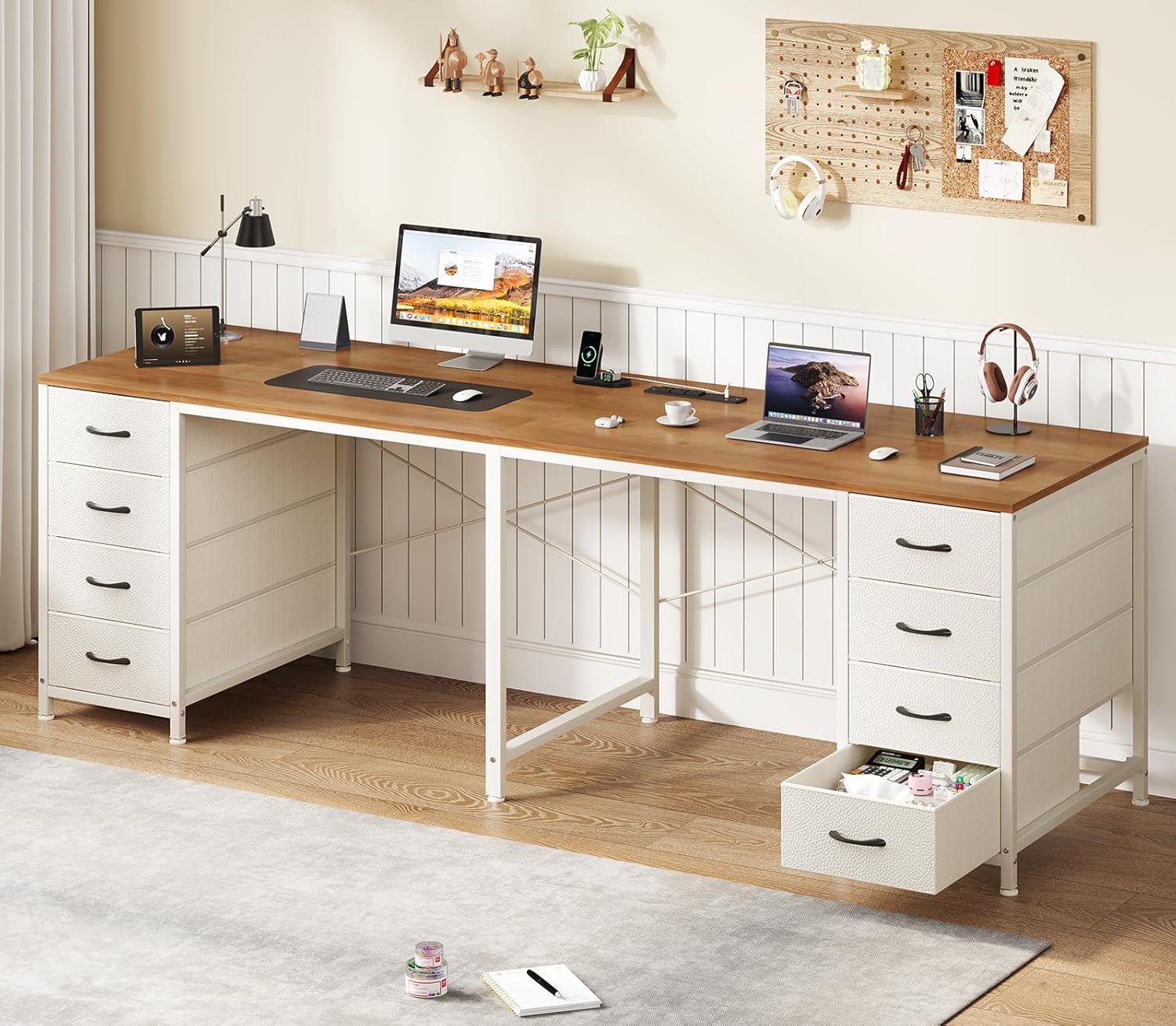 Mesa para 2 Pessoas com 8 Gave - Home Office With Two Desks avaliação e preço